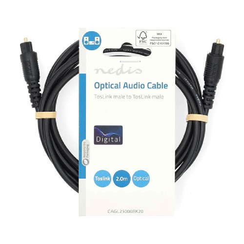 OPTICAL FIBRE CABLE  CAGL25000BK20 2.00m